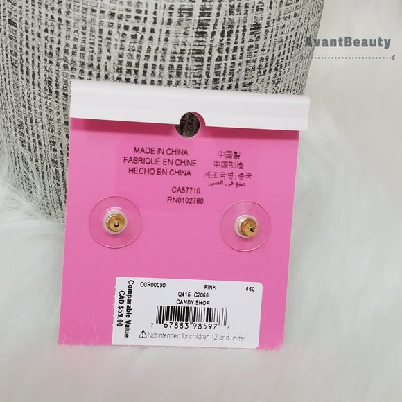 kate spade candy shop pink earrings new - Picture 5 of 6